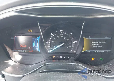 2016 Ford Fusion Energi Se Luxury z USA, uszkodzony, nr VIN 3FA6P0PU7GR385085